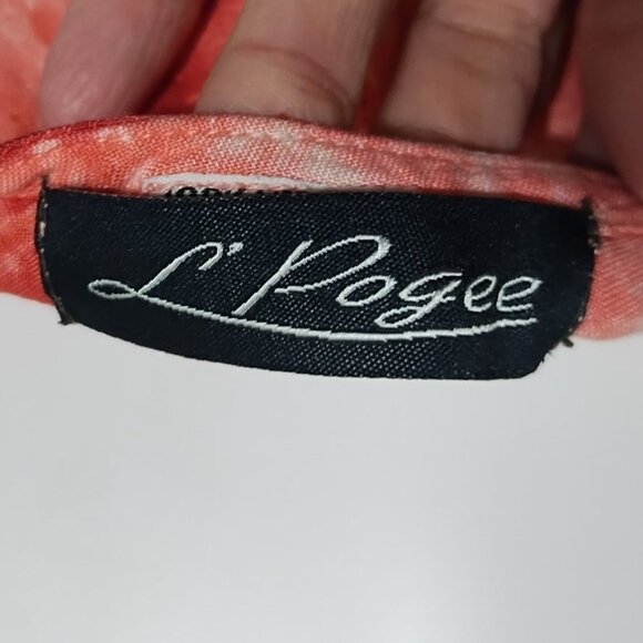 L' Pogee Strappy Tie-Dyed Mini Dress S - Picture 4 of 6